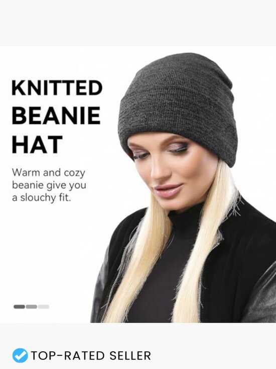 Thermal Polar Fleece Ski Beanie Daily Winter Hat Skull Cap Stretchy Unisex Warm main image 5
